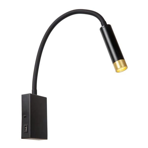 Lucide ALEC - Wall spotlight / Wall light - LED - G9 - 1x3W 2700K - Interchangeable rings included - Black - detail 1